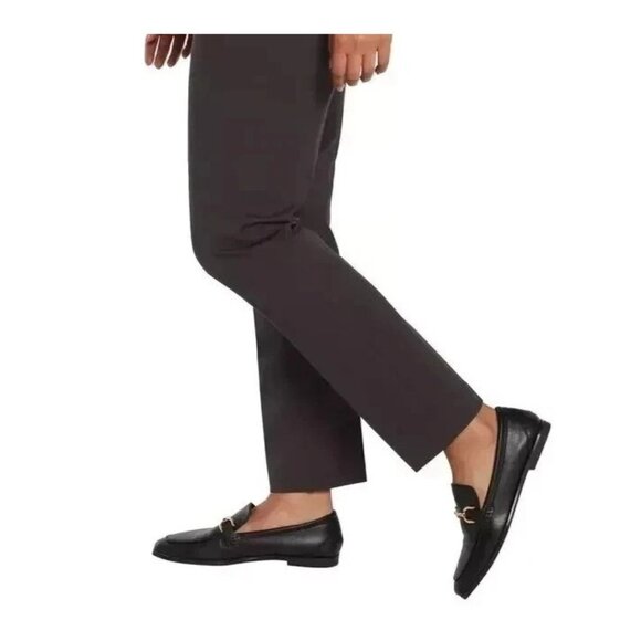 Banana Republic Women's 8 Straight Leg Ponte Pants Flat Front Slacks Brown - Picture 4 of 6